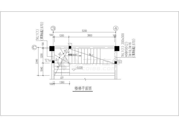泉州市3层框架结构闽南风格小别墅建筑设计施工图-图二