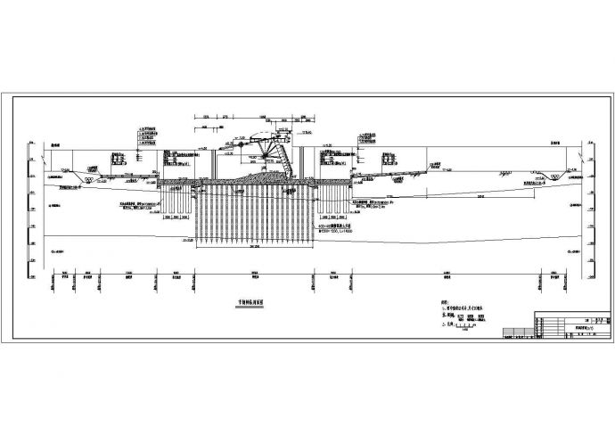 水利工程技施阶段泵站及节制闸结构布置图_图1