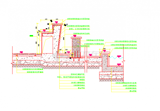 某网壳结构园亭建筑结构施工图（独立基础）-图二