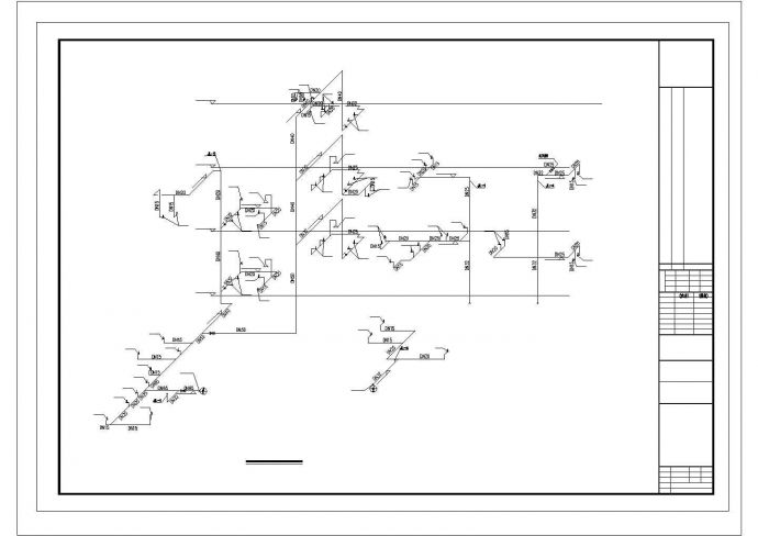 [湖北]三层实验室给排水施工图纸_图1