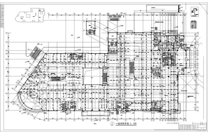 [江苏]20层高层综合商业楼给排水施工图纸_图1