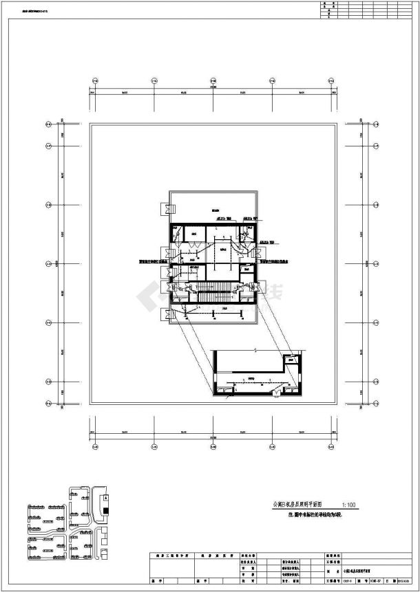 [黑龙江]22层知名广场公寓楼强弱电全套施工图纸（一类高层、甲级设计院）-图二