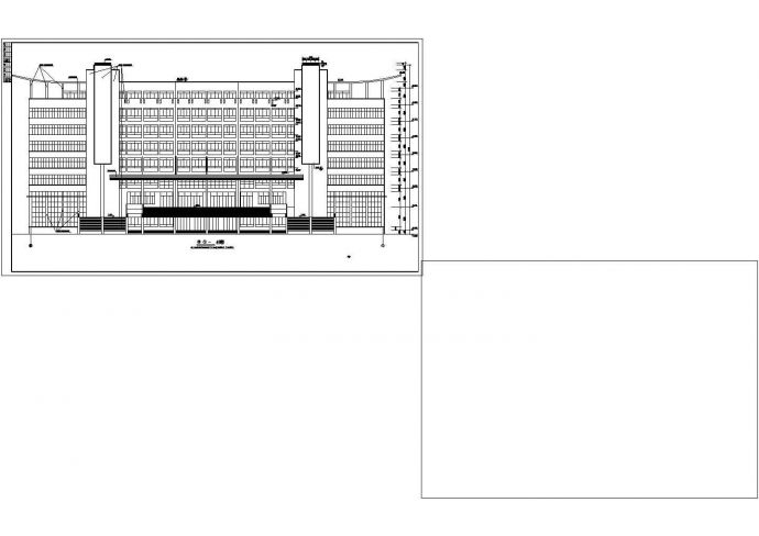 10000平方米八层框架结构教学楼全套施工图VIP_图1