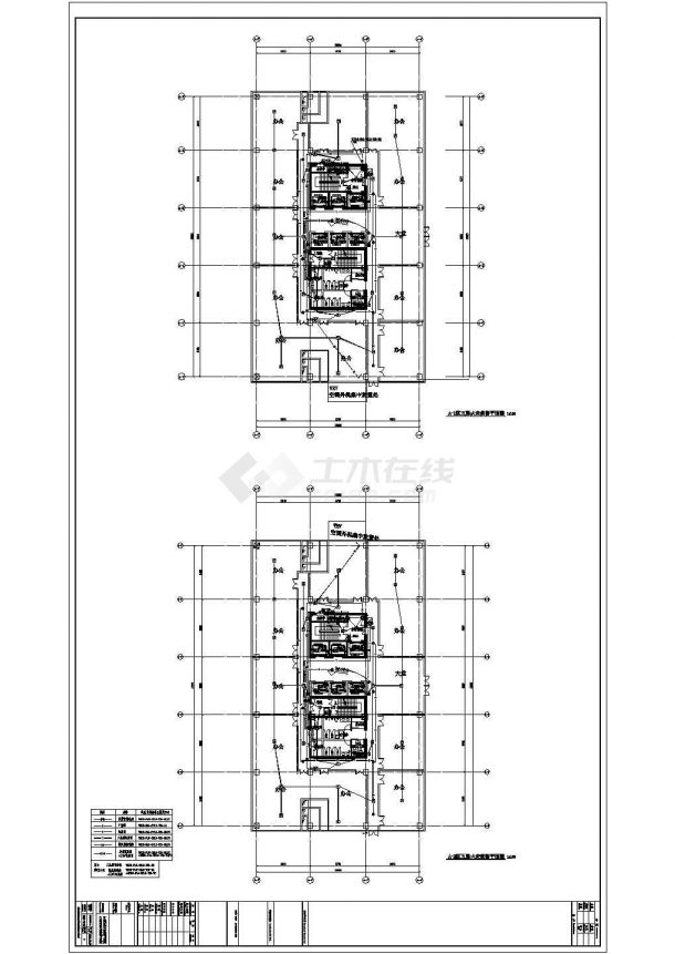 [辽宁]某76455㎡二十层商业办公综合楼电气施工图（甲级院设计，高86.5米）-图一