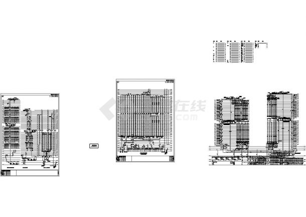 [四川]246000㎡四十四层著名商业广场给排水全套施工图纸103张（含酒店、办公楼、公寓式办公楼）-图二