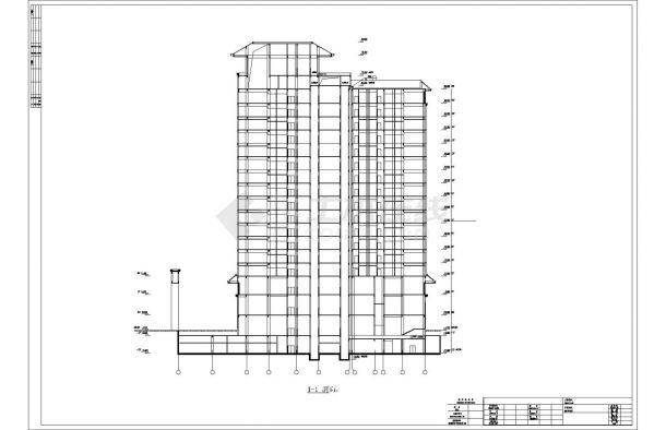 [陕西]大型十六层五星级宾馆给排水全套施工图-图一