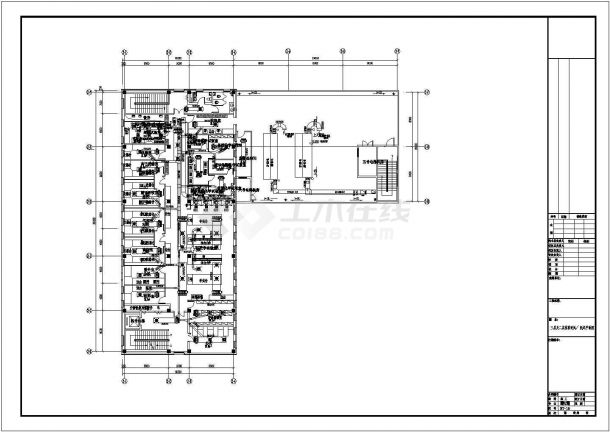 [湖北]某3335㎡地上三层医疗检验中心电气施工图（一级负荷）-图一