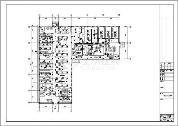 [湖北]某3335㎡地上三层医疗检验中心电气施工图（一级负荷）-图二