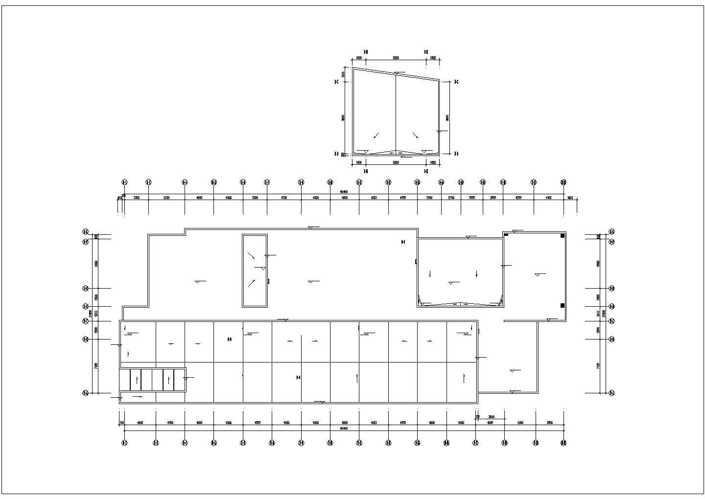 [湖南]12.8万㎡二十二层商业广场给排水全套施工图纸（含太阳能系统）