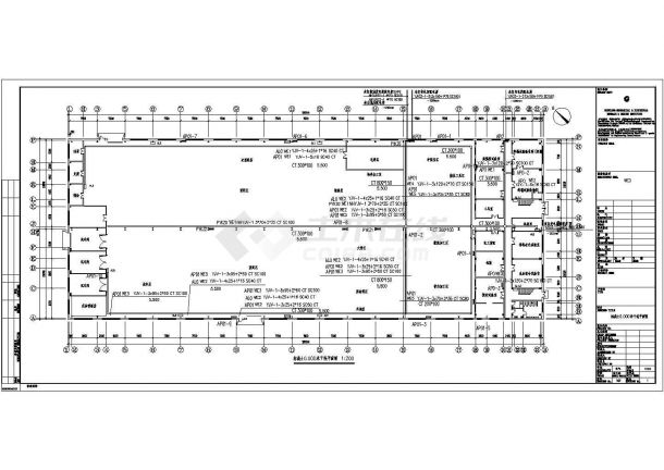 [辽宁]某7502.51㎡综合厂房电气施工图（二级，三级负荷，第三类防雷）-图二
