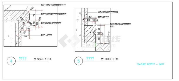 园林景观小品花钵花坛CAD施工图-图一