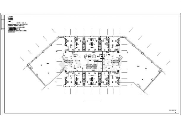 [宁夏]15259.5㎡二类高层综合商住楼电气施工图（地上十一层，地下一层）-图一