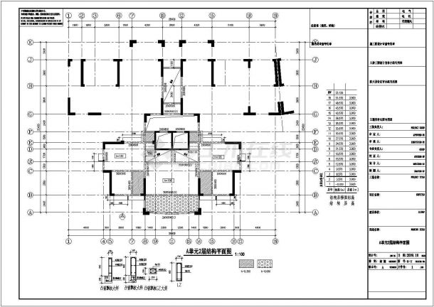 【福建】某十八层框架结构高层住宅结构设计施工图纸-图一