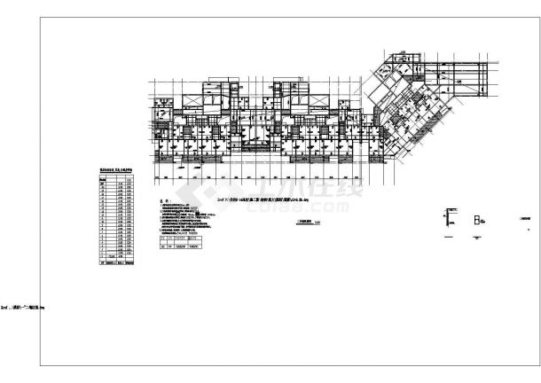 【温州】某二十二层框剪结构住宅楼结构设计施工图-图二
