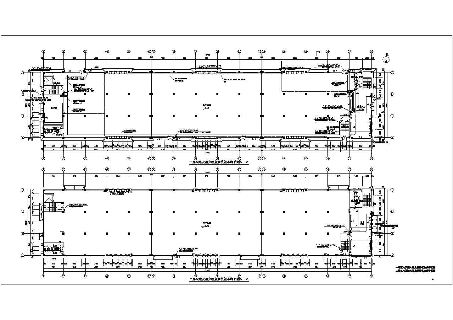 苏州某地上四层钢筋混凝土结构工业园全套电气图纸（二级负荷，第三类防雷）