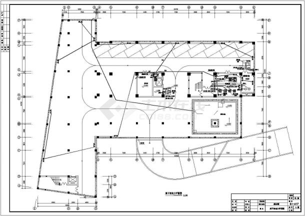 某11814㎡十二层综合办公楼电气施工图纸（二类高层，二级负荷，第二类防雷）-图二