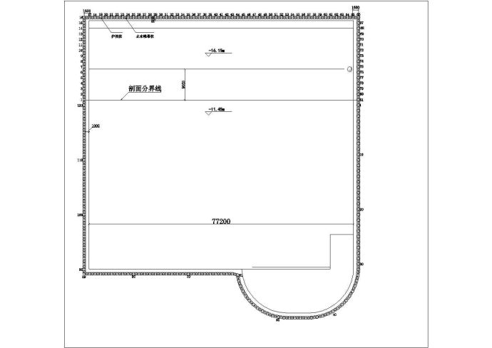 某地科研楼基坑支护和止水设计施工图_图1