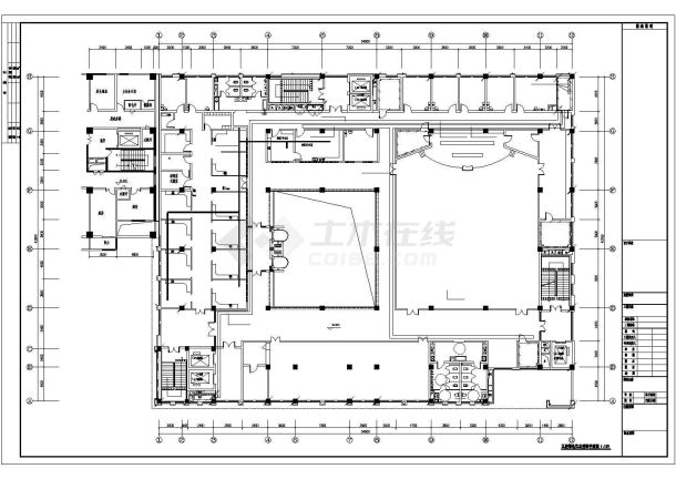 某15436.92㎡市中心医院七层综合楼电气全套施工图纸（一级负荷）-图一