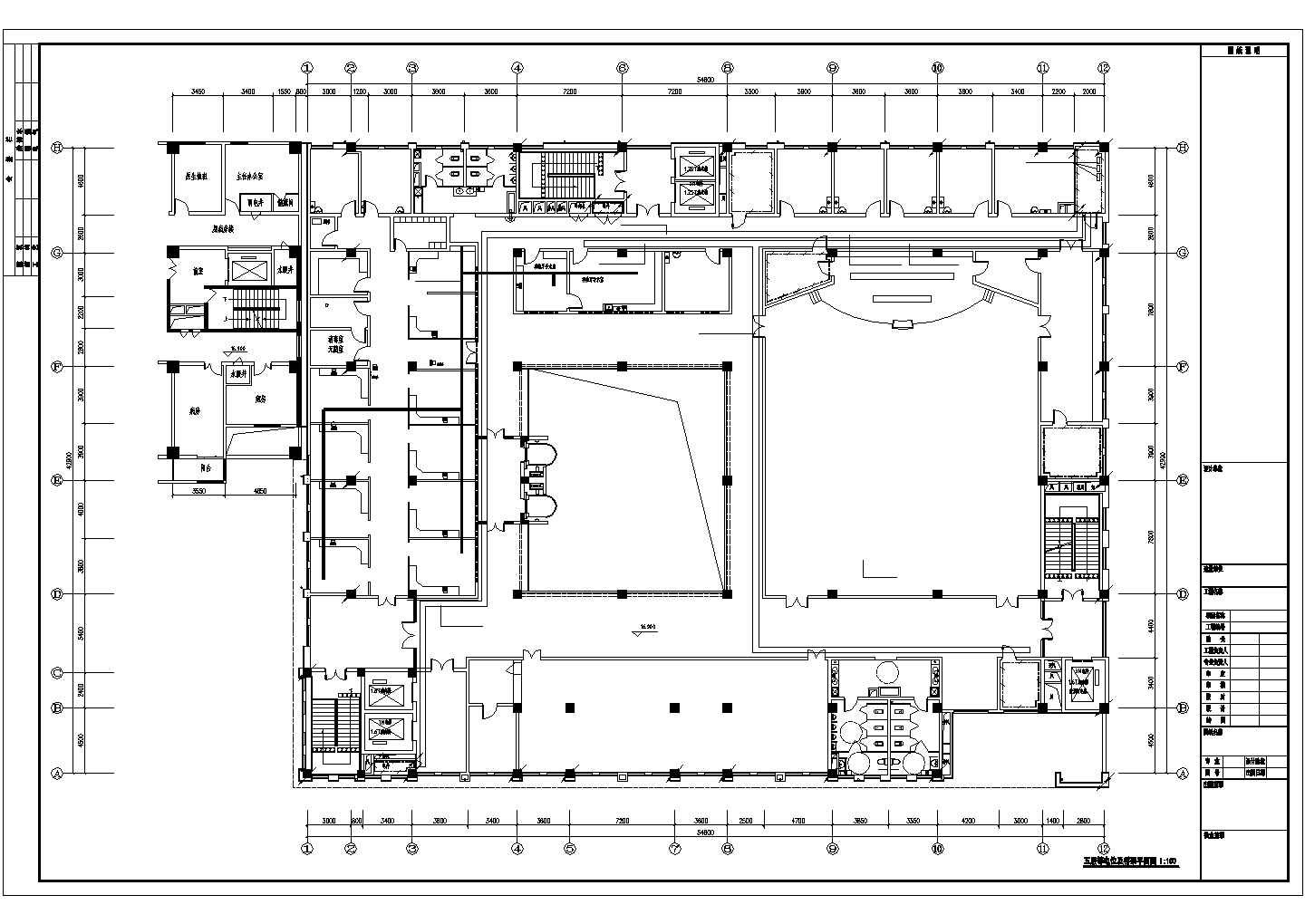 某15436.92㎡市中心医院七层综合楼电气全套施工图纸（一级负荷）