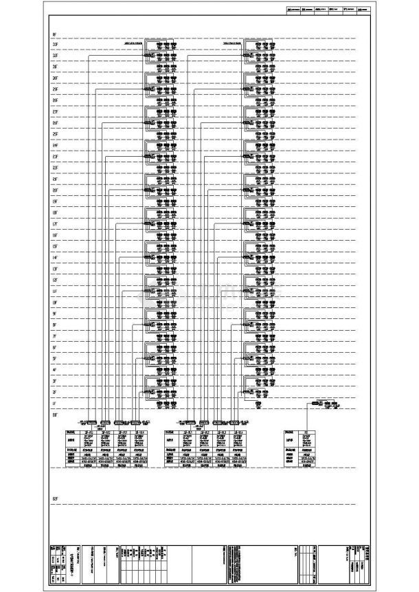 [江苏]80000㎡三十三层大型住宅小区全套电气施工图纸120张（含三栋住宅楼）-图一