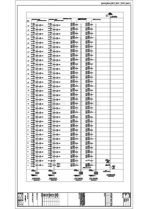 [江苏]80000㎡三十三层大型住宅小区全套电气施工图纸120张（含三栋住宅楼）-图二