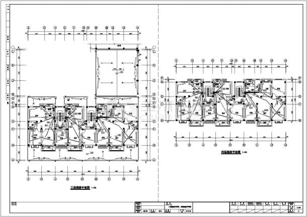 【江苏】五层知名商业住宅项目全套电气设计施工图-图二