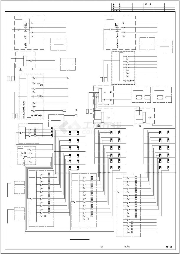 [辽宁]20层住宅楼全套电气施工图纸-图二
