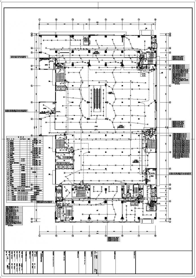 【江苏】45694㎡综合购物中心全套电气施工图纸（完整供配电系统）_图1