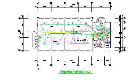包头某36902.9㎡二十六层商务大厦电气深化设计图（含人防）-图二