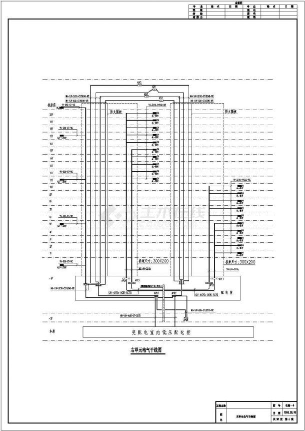 【济南】21229㎡一类高层住宅楼强弱电系统完整电气施工图纸-图一