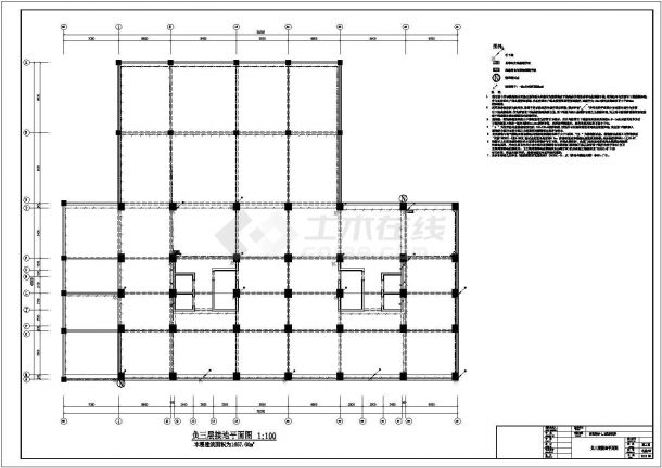 [湖南]36000㎡十六层综合商业楼全套电气施工图纸（商业街地下三层大样）-图一