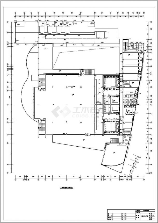 [天津]三层学校食堂和浴室给排水施工图-图二