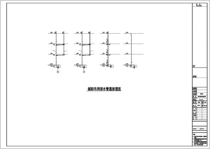 [重庆]24118㎡三层丙类厂房给排水施工图纸_图1