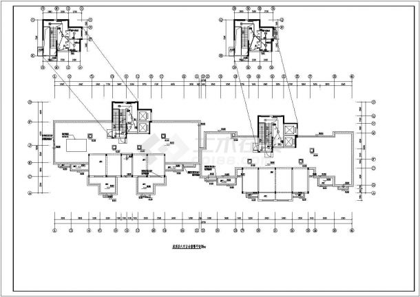 [湖北]105752.77㎡知名商住楼强弱电施工图纸（2014年最新设计）-图一