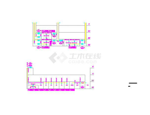 [上海]七层综合楼建筑空调通风设计施工图纸(知名院设计)-图一