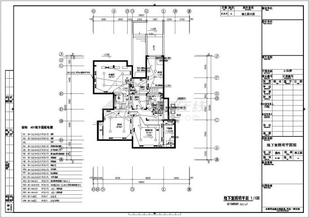 [上海]70000㎡三层钢结构别墅强弱电系统施工图纸273张（知名设计院）-图二