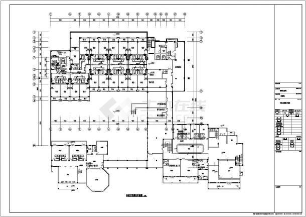 [江苏]6047㎡四层学校宿舍楼空调通风设计施工图-图一