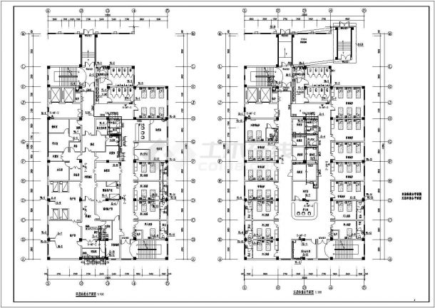 [河南]六层中医院综合病房楼给排水及消防系统施工图（大院出品）-图一