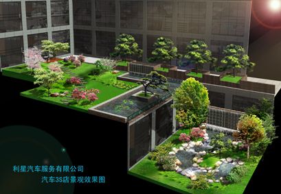 屋顶花园施工图-图一