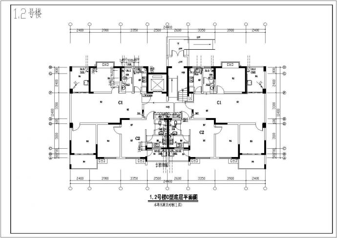 [四川]单元式住宅楼给排水消防施工图_图1