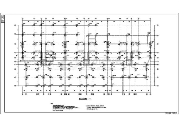 某地区十一层框架结构住宅结构施工图-图二