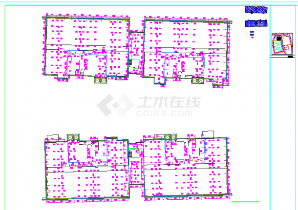 [重庆]12869.9㎡五层办公楼给排水消防施工图（S型气溶胶）-图一