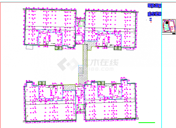 [重庆]12869.9㎡五层办公楼给排水消防施工图（S型气溶胶）-图二