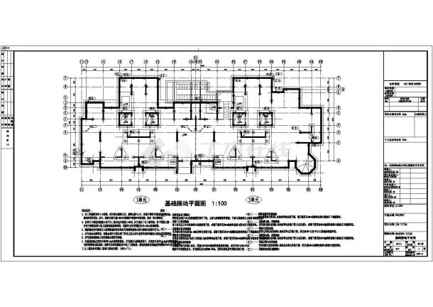 开封一栋24层住宅楼电气设计施工图-图二