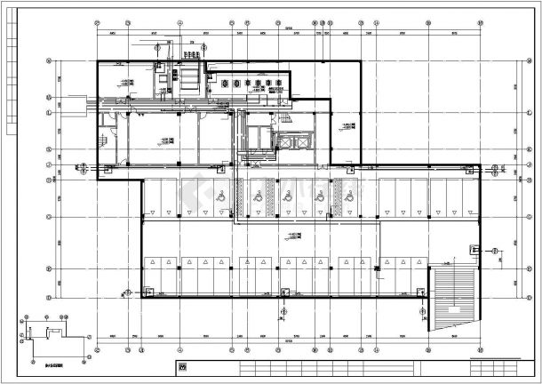 [浙江]9300㎡四层科研办公楼给排水施工图纸-图一