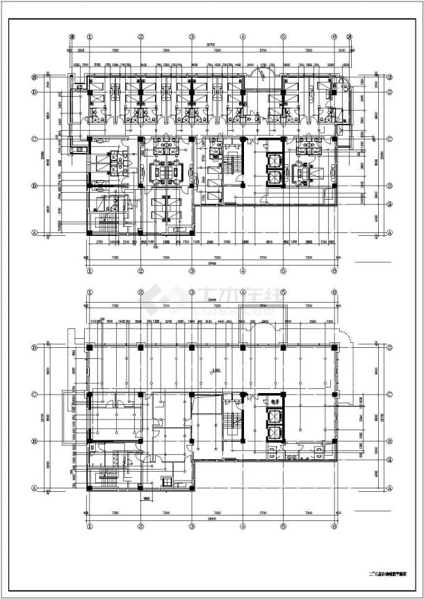 [吉林]22层酒店给排水及消防系统施工图纸（含地下室）-图二