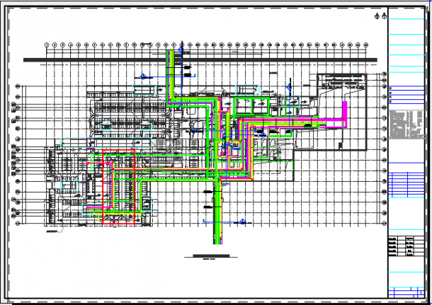 [陕西]四层技术中心及软件工厂给排水施工图-图一