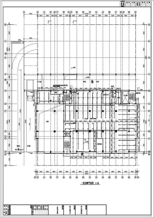 [浙江]15119.90㎡五层办公楼给排水施工图纸-图一