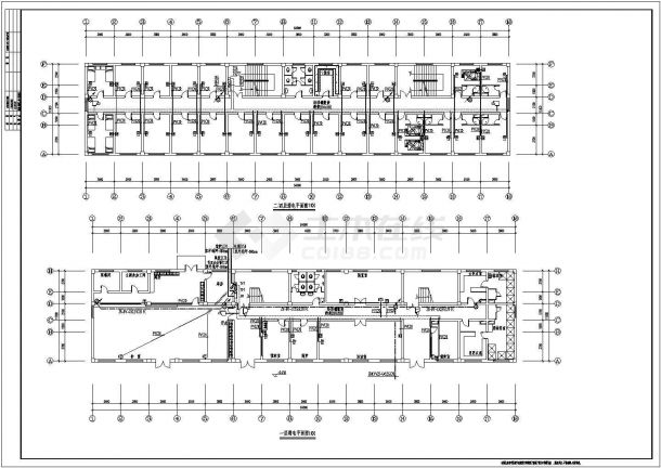 一栋4层的宿舍楼电气设计全套施工图-图二