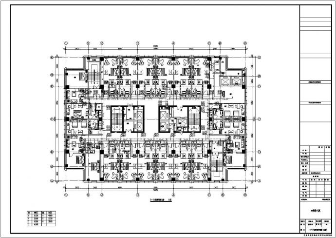 四万平27层商务大厦暖通全套施工图（地下一层，共34张）_图1